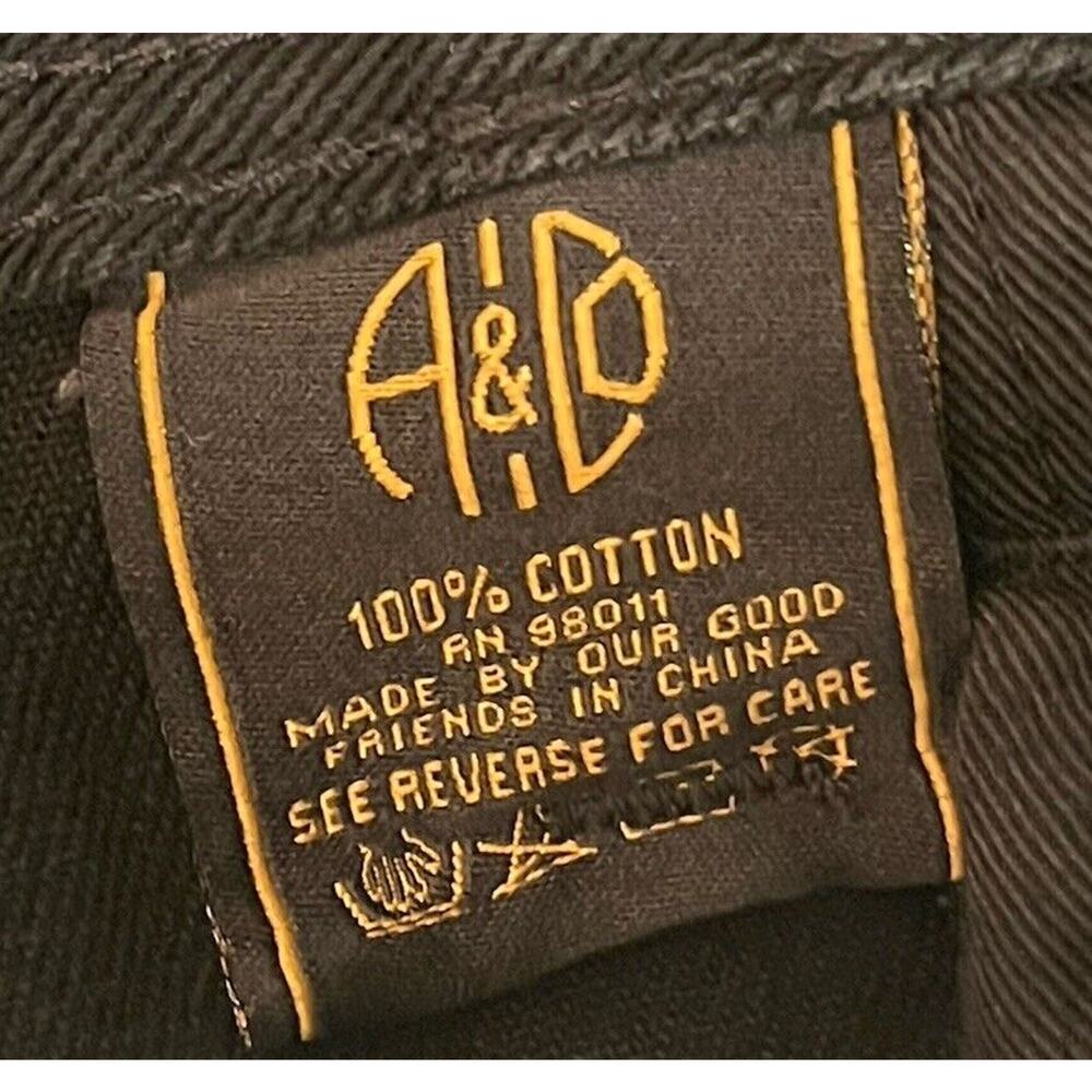 RARE AKOO BLACK DENIM JEANS SIZE 44 X 33 100%AUTHENTIC 98011 $250 - Picture 6 of 7